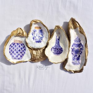 Set of 4 Ginger Jar Oysters