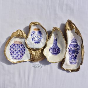 Set of 4 Ginger Jar Oysters