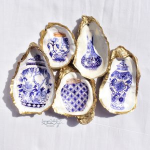 Set of 5 Ginger Jar Oysters