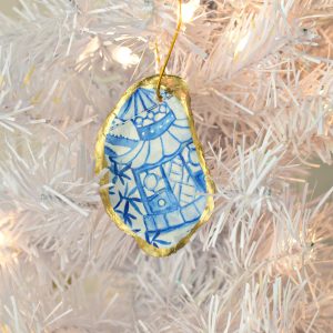 Pagoda Forest Oyster Ornament